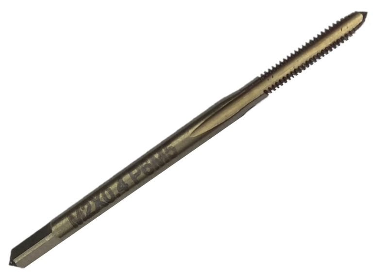 Метчик машинно-ручной М 2.0х0.4 Р6М5 для глухих отверстий